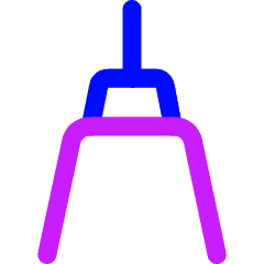 Drawing Pen Tip Vertical Icon from Flex Neon Set