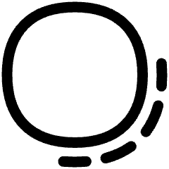 Drop Shadow Icon from Plump Line Set