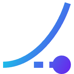 Ease In Icon from Sharp Gradient Set