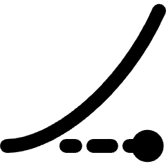 Ease In Icon from Plump Solid Set