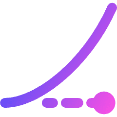 Ease In Icon from Plump Gradient Set