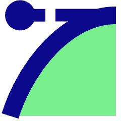 Ease Out Icon from Sharp Pop Set