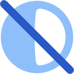 Edit Contrast Off Icon from Plump Flat Set