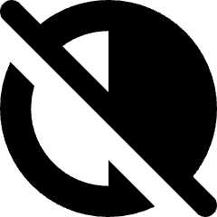 Edit Contrast Off Icon from Core Solid Set