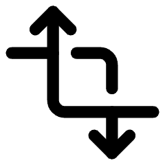 Edit Crop Transform Rotate Icon from Core Line Set