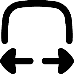 Edit Transform Width Icon from Flex Remix Set