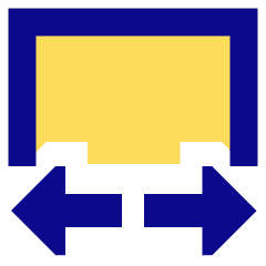 Edit Transform Width Icon from Sharp Pop Set