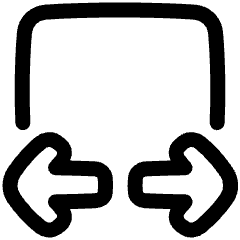 Edit Transform Width Icon from Plump Line Set