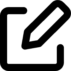 Edit Write 2 Icon from Micro Line Set