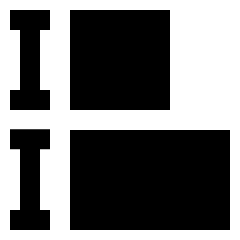 Equal Height Icon from Sharp Solid Set