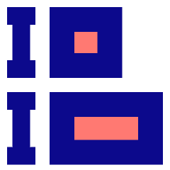 Equal Height Icon from Sharp Pop Set