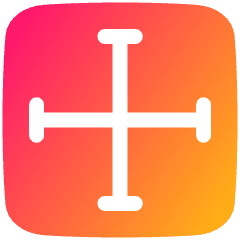 Equal Size Icon from Plump Gradient Set
