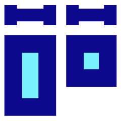 Equal Width Icon from Sharp Pop Set