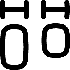 Equal Width Icon from Flex Line Set