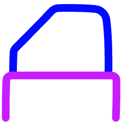 Eraser Tip Vertical Icon from Plump Neon Set