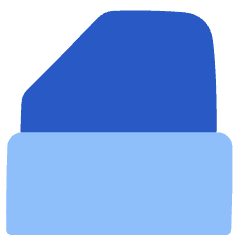 Eraser Tip Vertical Icon from Plump Flat Set