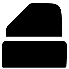 Eraser Tip Vertical Icon from Plump Solid Set