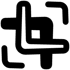 Expand Crop Resize Icon from Plump Remix Set