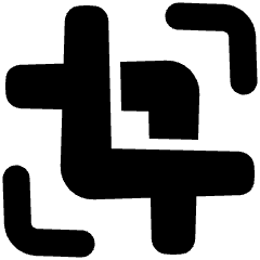 Expand Crop Resize Icon from Plump Solid Set