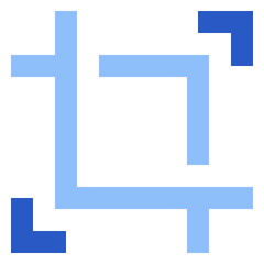 Expand Crop Resize Icon from Sharp Flat Set