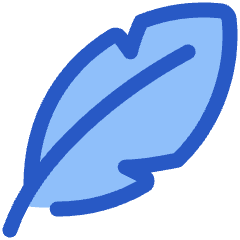 Feather Pen Icon from Plump Duo Set