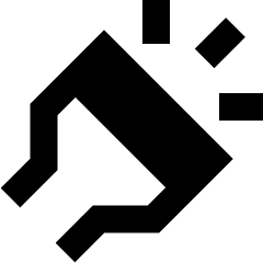 Flashlight Head Diagonal Icon from Sharp Remix Set