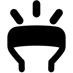 Flashlight Head Vertical Icon from Plump Remix Set