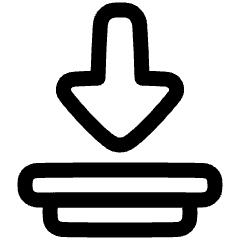 Flatten Icon from Plump Line Set