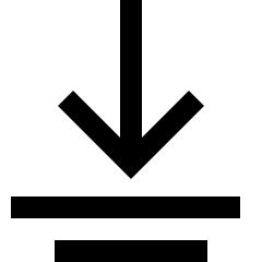 Flatten Icon from Sharp Line Set