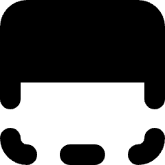 Flip Down Icon from Micro Solid Set