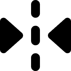 Flip Horizontal 1 Icon from Micro Solid Set