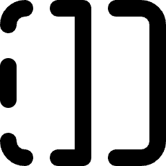 Flip Left Icon from Micro Line Set