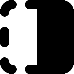 Flip Left Icon from Micro Solid Set