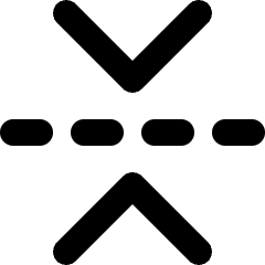 Flip Vertical 1 Icon from Micro Line Set