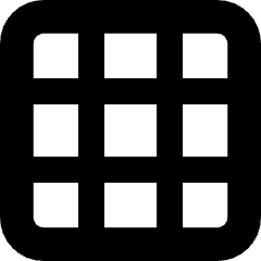 Grid Icon from Micro Solid Set