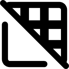 Hide Grid Icon from Core Remix Set