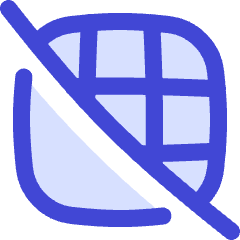 Hide Grid Icon from Flex Duo Set