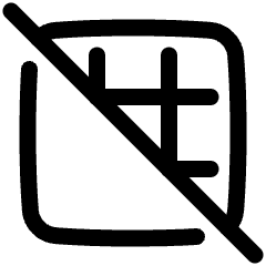 Hide Grid Icon from Plump Line Set