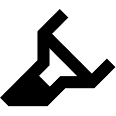 Highlighter Tip Diagonal Icon from Sharp Remix Set