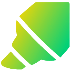 Highlighter Tip Diagonal Icon from Plump Gradient Set