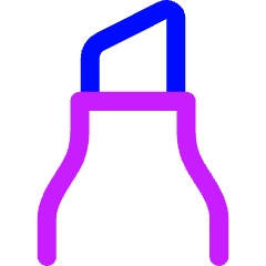 Highlighter Tip Vertical Icon from Flex Neon Set