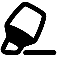 Highlighter Icon from Plump Remix Set