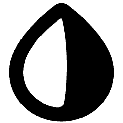 Image Saturation Vertical Icon from Plump Solid Set