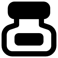 Ink Bottle Icon from Core Remix Set