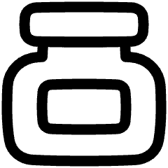 Ink Bottle Icon from Plump Line Set