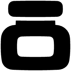 Ink Bottle Icon from Plump Solid Set