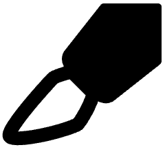 Knife Tip Diagonal Icon from Plump Remix Set