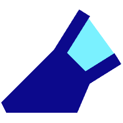 Knife Tip Diagonal Icon from Sharp Pop Set