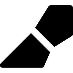 Knife Tip Diagonal Icon from Core Solid Set