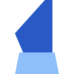 Knife Tip Vertical Icon from Sharp Flat Set